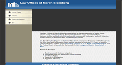 Desktop Screenshot of martineisenberglaw.com